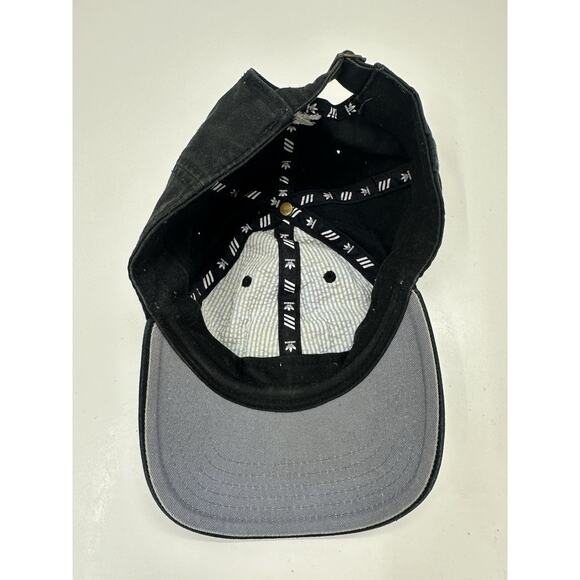 Adidas Baseball Hat Black Logo Embroidered Adjustable Cap - Picture 3 of 9